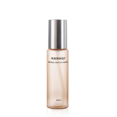 60ML Fine Mist PET Bottles luxury spray bottle with electroplated cover