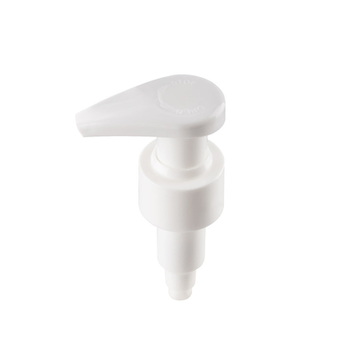 White Plastic Lotion Pump With Twist Lock Desige 24/410 1.2cc/t