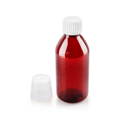 200ml Liquid Medicine Plastic Bottles With Screw Cap For Cough Syrup