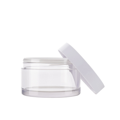 120ML Stylish Thick Wall Jar Crystal PET Cosmetic Containers For Creams