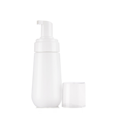 150ML Cute shape ODM White Round Foaming Cleanser Bottle for kids