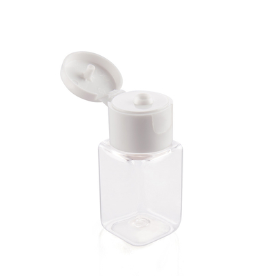 Square Mini Size 15ml Plastic Bottle Container With Screw Cap