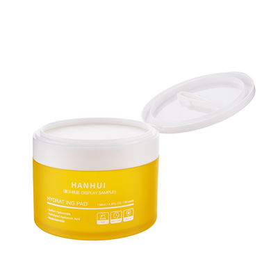 250ML Frost Finish Thick Wall Plastic Jars PET Cosmetic Containers For Eye Pad