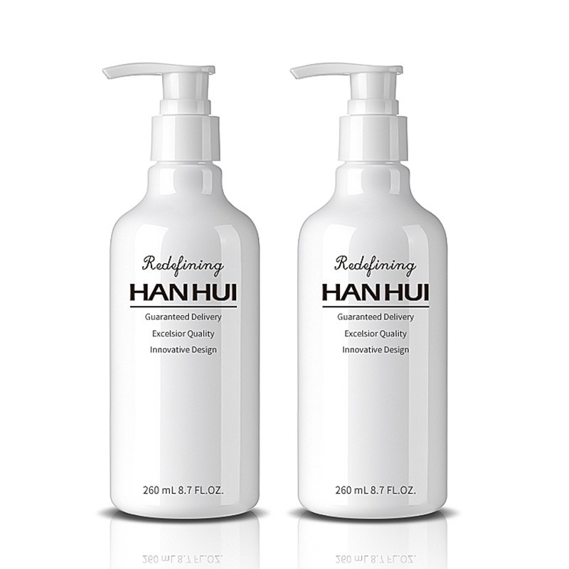 Luxury Recycled Plastic Shampoo Bottles 260ML Solid Color Free Sample