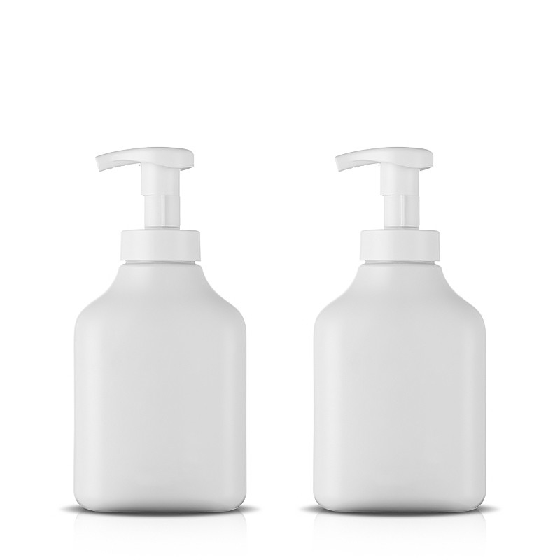 PET PCR Plastic Foam Pump Bottle 500ML Opaque Color Custom Made