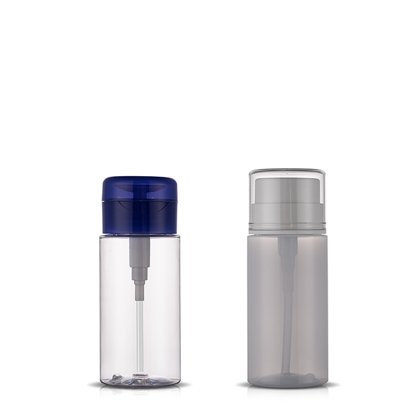 150ml Push Down Pump Dispenser Empty Push Top Bottles Containers For Nail Polish