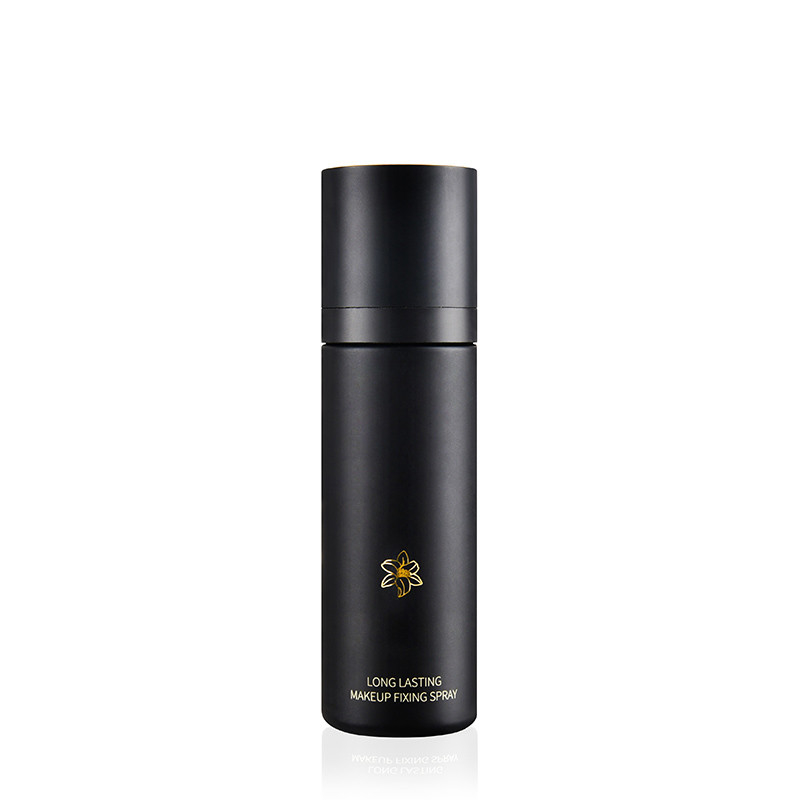 Black Luxury Fine Mist Spray Bottle With Cap 100ML Capacity Customized Service Accepted